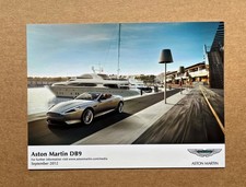 2012 Aston Martin DB9 Convertible Press Photograph
