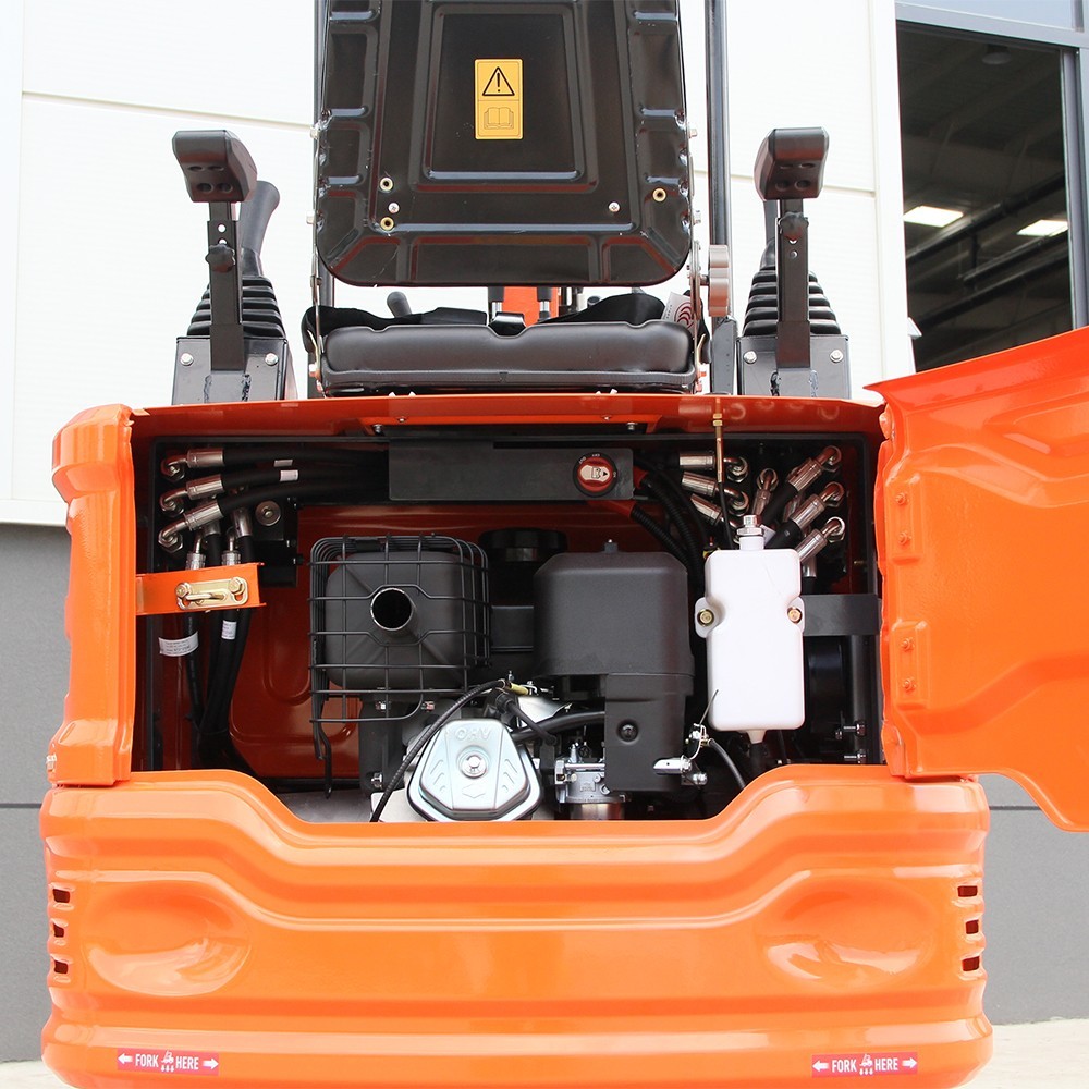 2000lbMini Excavator 1 T mini Digger B&S engine Hydraulic Cooler Pilot Operation