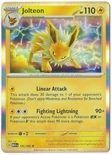 Jolteon 135/165 Sv: Scarlatto e Viola 151 Pokemon Holo