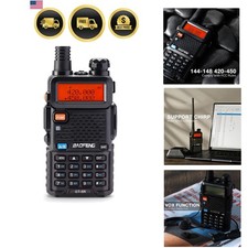 UV-5R Compliant Version GT-5R Dual Band Two Way Radio, UHF VHF Ham Radio Ha...