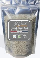 All Goods Mineral Grey Sea Salt   Coarse 5 Oz, 82 Minerals, French Gray, Hand-Ha