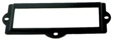 (12 Pack) Black Metal Label Holder - 3-1/2"