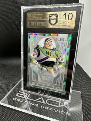Topps Chrome Disney 100 Buzz Lightyear #61 Diamond Refractor 090