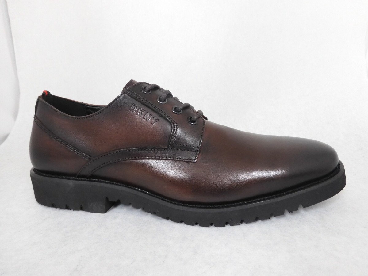 DKNY Leather Derby Shoes Dress Oxford