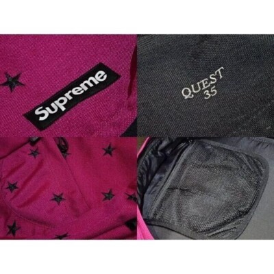 Supreme Stars Back Pack 13AW Red USED Pink 2013 Nylon 202312R from