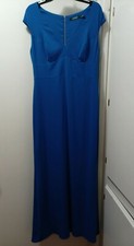 Lauren Ralph Lauren Women's Cap Sleeve Shift Full Length Evening Dress