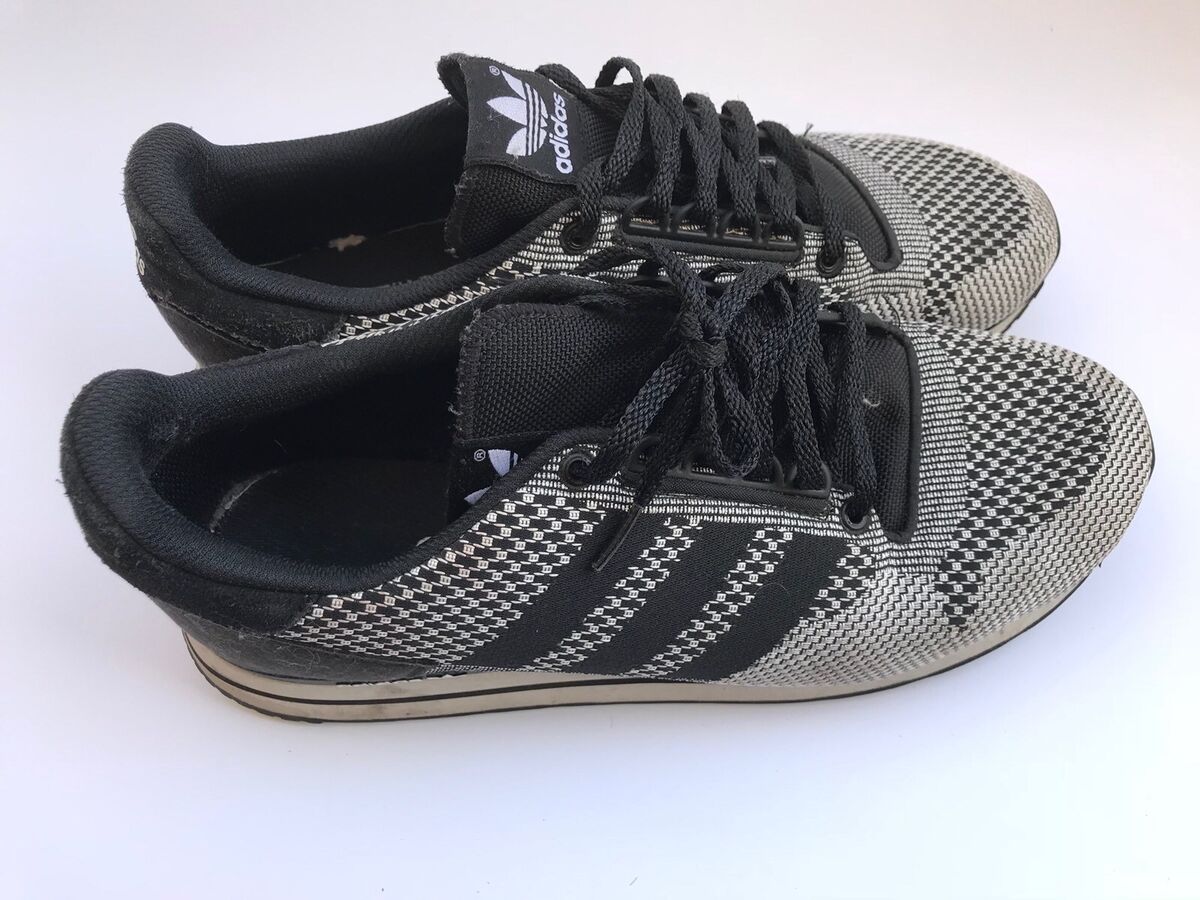 Adidas ZX 500 OG Weave Black Grey US 10 Men's Sneakers Worn Adidas ZX 500 OG Weave Black Grey US 10 Men's Sneakers Worn
