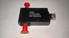 ARRA 5 -6813 -30 variable attenuator .5dB flat 7.9-8.4 GHz, 30dB range