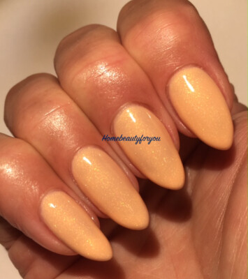 Bluesky Chamäleon Nagelgel – Orange Glitter Zu Pfirsich, 10 Ml, UV/LED Aushärtbar, Langlebiger Glanz