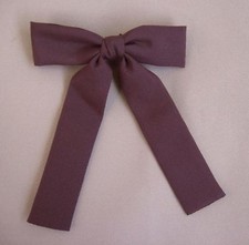 Colonel tie western bow tie cowboy kid's children size brown clip-on NEW wedding