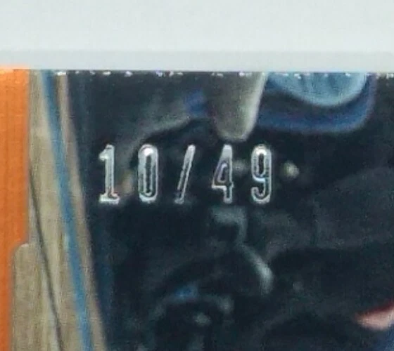 2018 Panini Plates & Patches Orange Collin Sexton Rookie RC #399, #'d/49 - Image 3 of 4