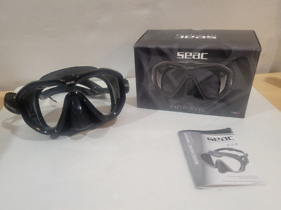 SEAC Appeal Black Diving Mask (0750073003520A)  BRAND NEW
