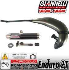 Giannelli Sistema De Escape Completo Carbono Yamaha DT 125 R / X 2004 > 2006