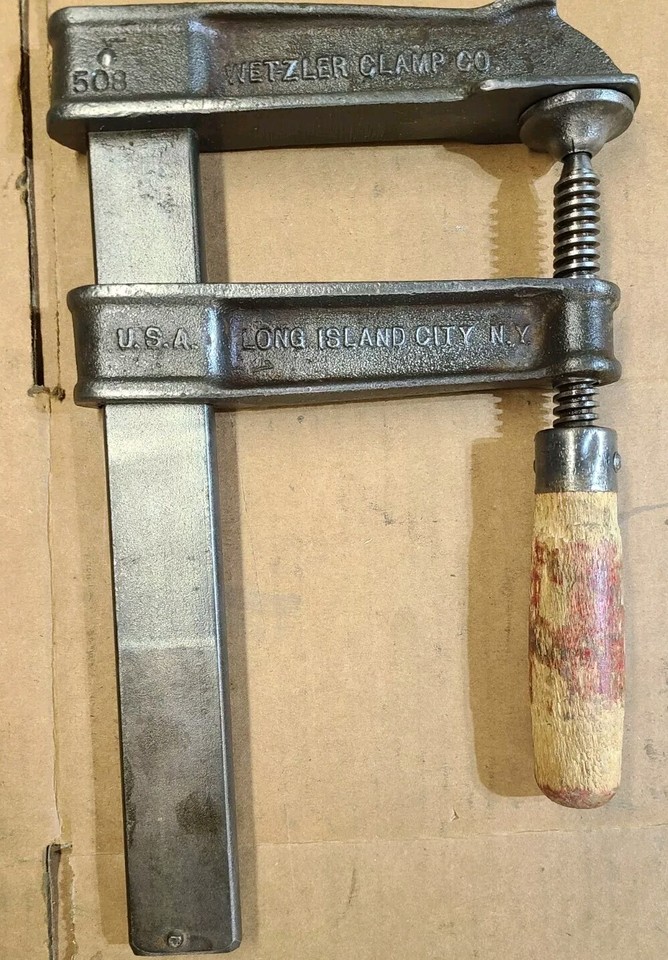 Set of 3 Vintage Wetzler Clamp Company 508 Bar Clamps Made in USA eBay
