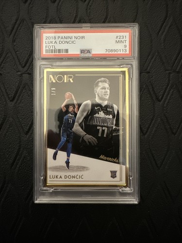 Luka Doncic [Fotl] #231 2018 Panini Noir card