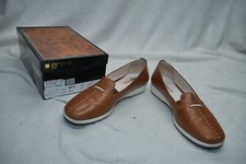 Gritti Ladies Shoes Moccasins Loafers Luxury 37,5 Leder Braun Camel Light Bequem