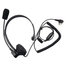 Headset Boom Mic Earphone For Motorola Two Way Radio CP200 EP450 CLS1410 CP040