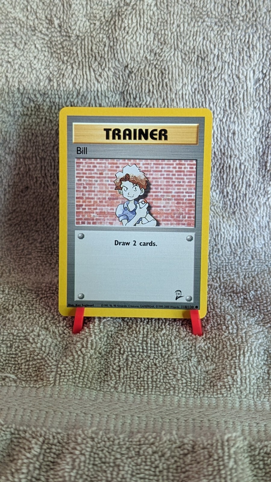 BILL - 118/130 - Base Set 2 - Pokemon Card - NM