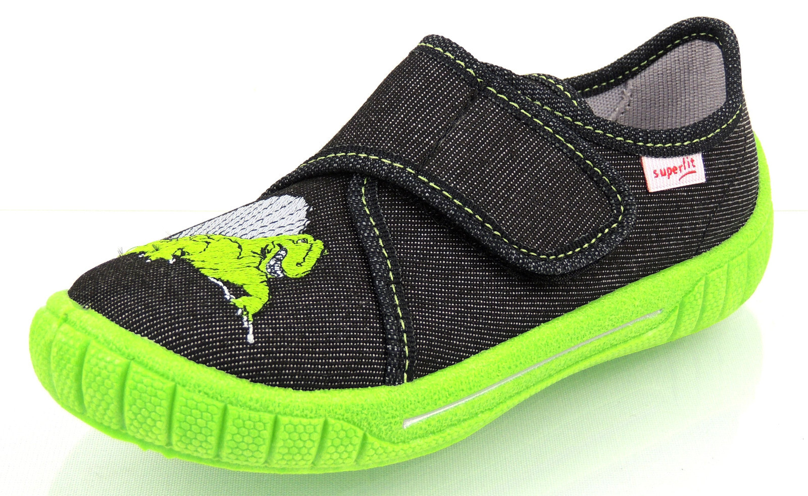 APL SUPERFIT pantofole bambini LINO suola traspirante "SAURO" VELCRO