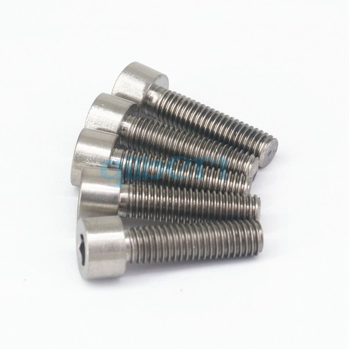 10 pz M8x1,25 10 mm-120 mm GR2 bulloni a vite testa esagonale titanio DIN 912 - Foto 24 di 48