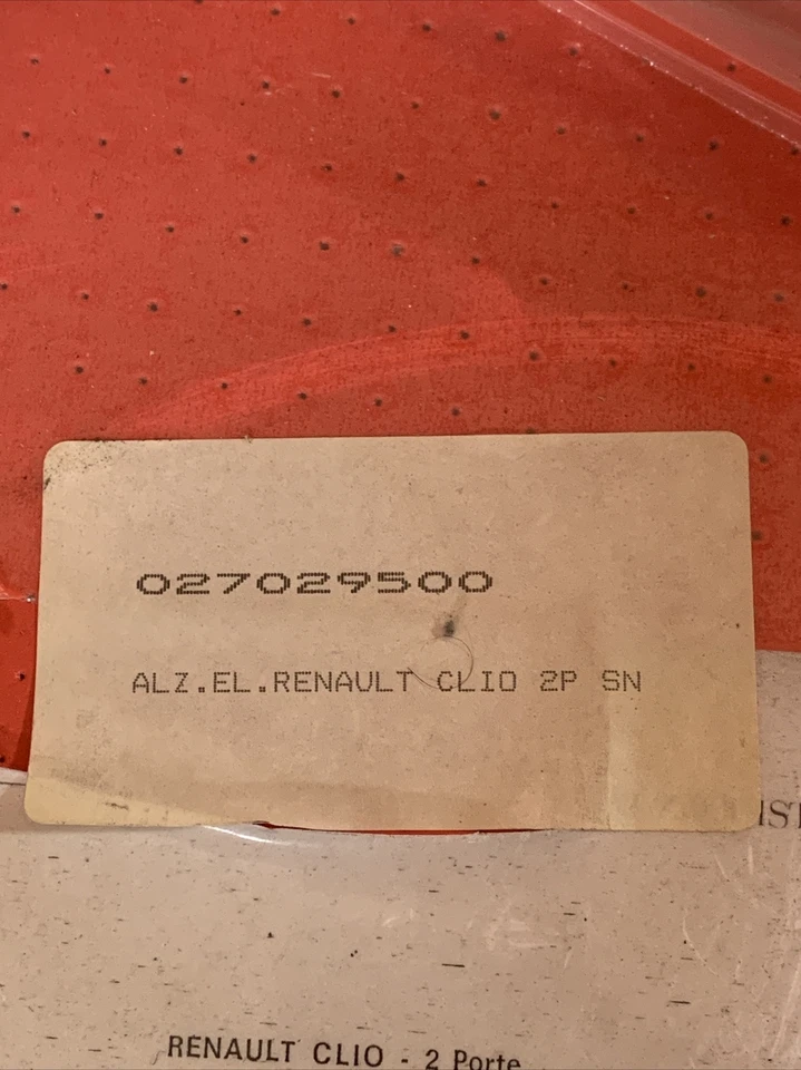 027029500 Window Regulator Electric Left Renault Clio 2 Port Motor Bosch - Image 3 of 3