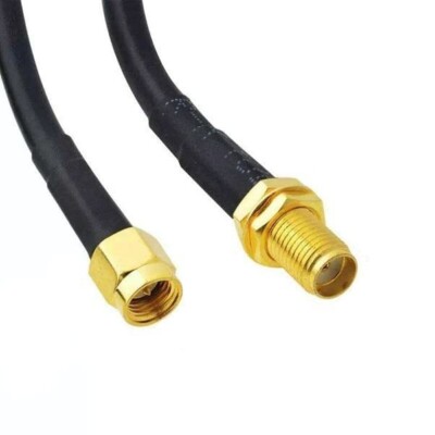 UniteCom Ultra Low Loss SMA Buchse auf Stecker 3 Fuß LMR195 Antenne Verlängerungskabel