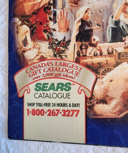Sears Wish Book Cover 1997 Advertising Signs Store Boards CUT/FRAME WALL DECOR! - Imagen 3 de 6