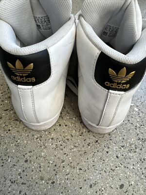 Adidas Pro Model High Top Mens White & Black Sneakers Casual  display picture 1