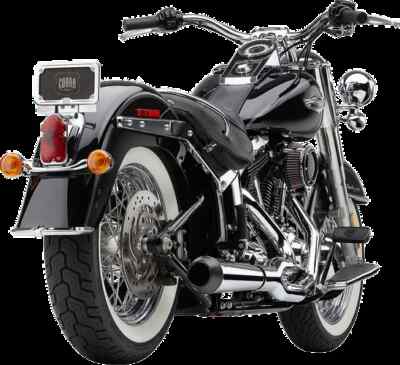 Cobra 4in Chrome El Diablo Full Exhaust for Harley Blackline 12-13