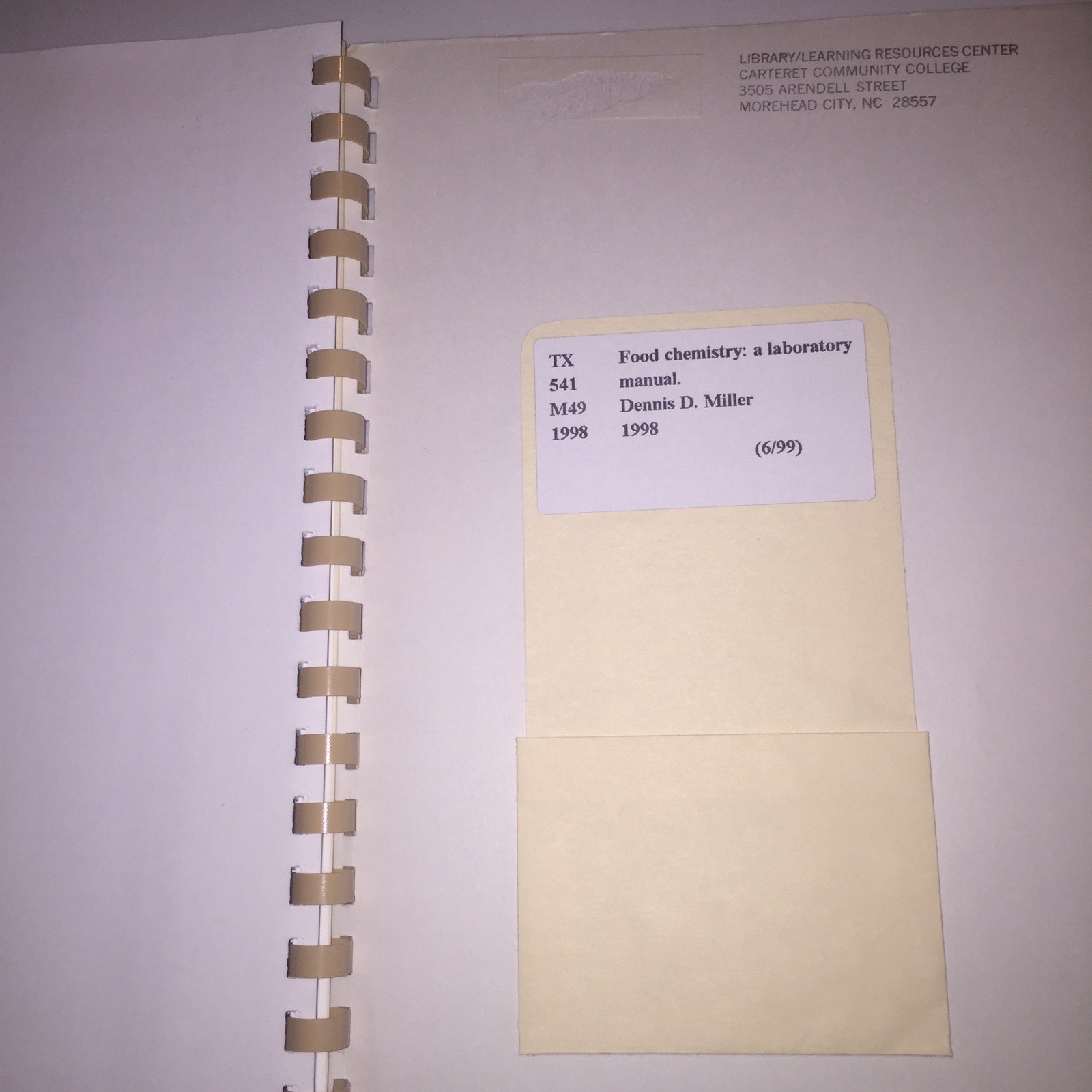 Food Chemistry : A Laboratory Manual by Dennis D. Miller (1998, Paperback, Lab  Manual) | eBay