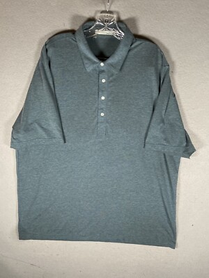 Criquet Polo Shirt Mens  XXL Golf Performance Players XXL Sky Blue Short Sleeve