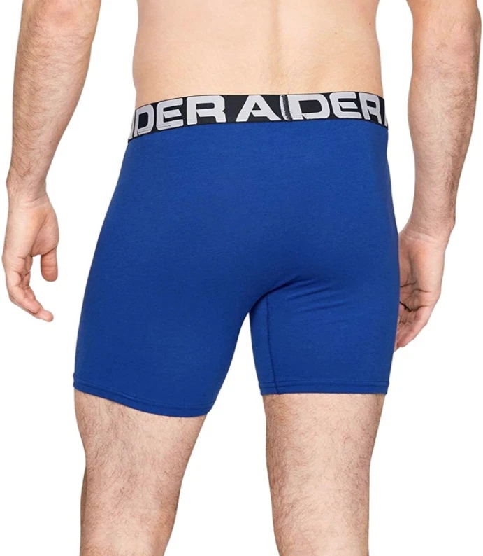 Under Armour K2603 充电棉 3-Pk 6 英寸平角内裤男式 L 码 — 第 4/4 张图片