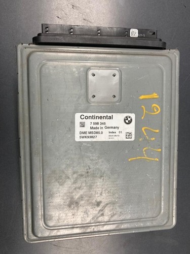 09-13 BMW F01 F02 750LI 750I IGNITION KEY ECU ECM COMPUTER ANTI-THEFT ...