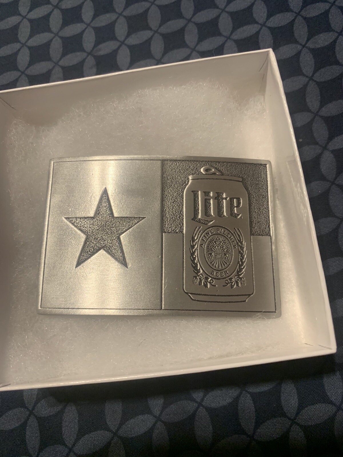 miller lite belt buckle Gem