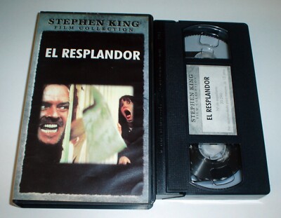 PELICULA VHS EL RESPLANDOR DE STEPHEN KING  (JACK NICHOLSON, SHELLEY DUWALL)