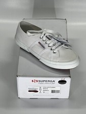 SUPERGA 2750-C0TU Classic White Sneaker  Size 6.5 US - NEW