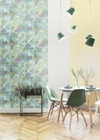 Eur 7,51/Qm / Tapete Cristiana Masi Tendenza 3703 Floral Blumen Hellblau Bunt