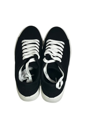Journee Collection Jennings Women's Sneaker Shoes Color Black And White Size 6.5 - Picture 5 of 8