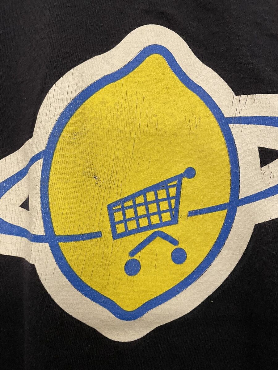 Vintage 1997 U2 Popmart Tour Concert Shirt Blue Lemon Vintage 1997 U2 Popmart Tour Concert Shirt Blue Lemon