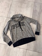 Victoria's secret grey pink cowl neck sweatshirt S