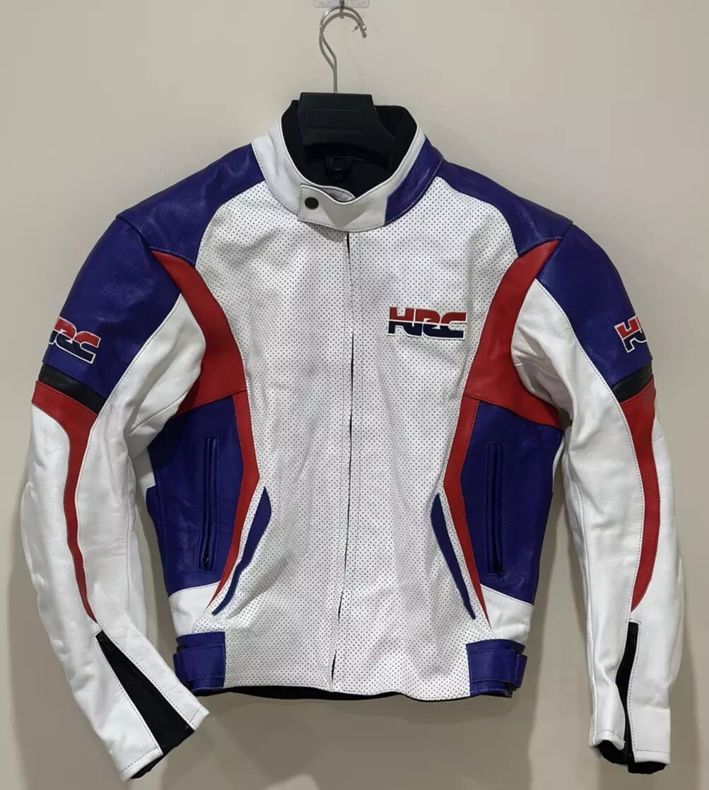 Honda White Mesh Motorcycle Jacket Honda HRC Motorcycle