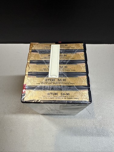 TDK SA90 Blank Cassette Tapes 90 min High Bias Type II Set Pack of 5 Sealed SA - Picture 5 of 6