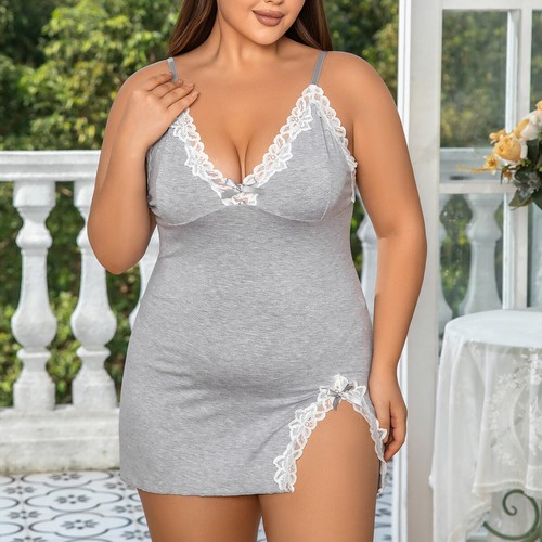 Sexy Slip Nightgowns for Women Sleep Shirts Chemise Night Lingerie Dress - Picture 67 of 85
