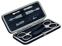 Becker-manicure Erbe Solingen 5 Pcs Manicure Set Manicure Case For Men Leather Becker-manicure Erbe Solingen 5 Pcs Manicure Set Manicure Case For Men Leather