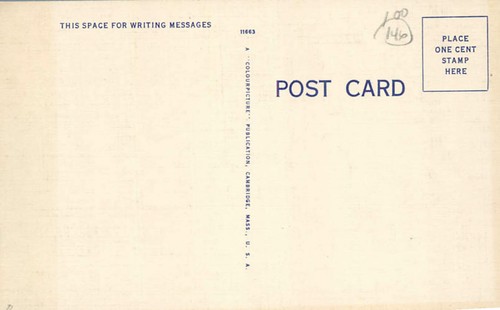 Postal de la ciudad de Providence Rhode Island alrededor de 1940 con vista aérea - Imagen 2 de 2