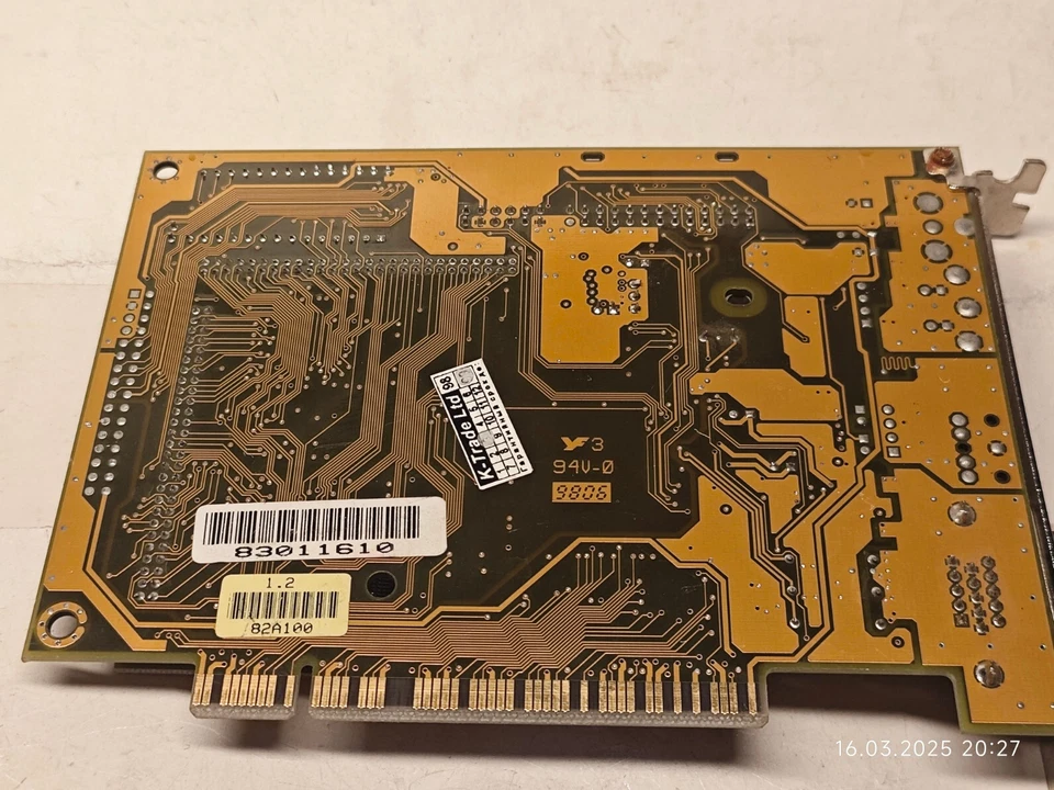 RARE *4 MB SGRAM* PCI VGA ASUS PCI-V264GT/Plus (ATI 3D Rage II / II+DVD ) 4 MB - Image 4 of 4