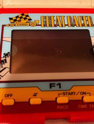CASIO CG-320 GREAT RACER（グレートレーサー）レトロゲーム Vintage Casio Car Racing Game CG-320 Great Racer Working