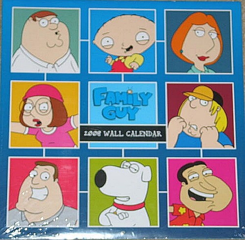 The Family Guy Animated TV Series 2008 Wall Calendar NEW SEALED eBay