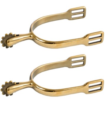 German Silver Ladies Mild Rowel Spurs