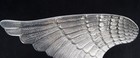 NIMA OBEROI LUNARES 'Right Wing" Silver Sculpture 18" x 16" — photo 4